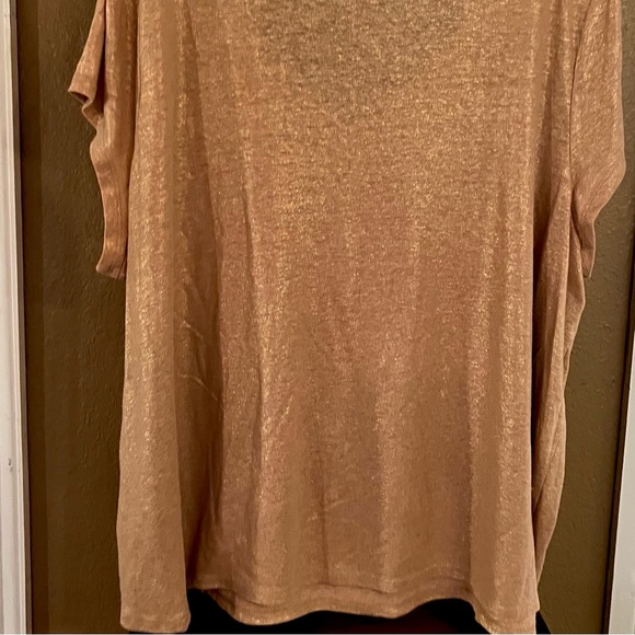 Gold Shimmer, Lane Bryant Blouse. - Picture 2 of 7